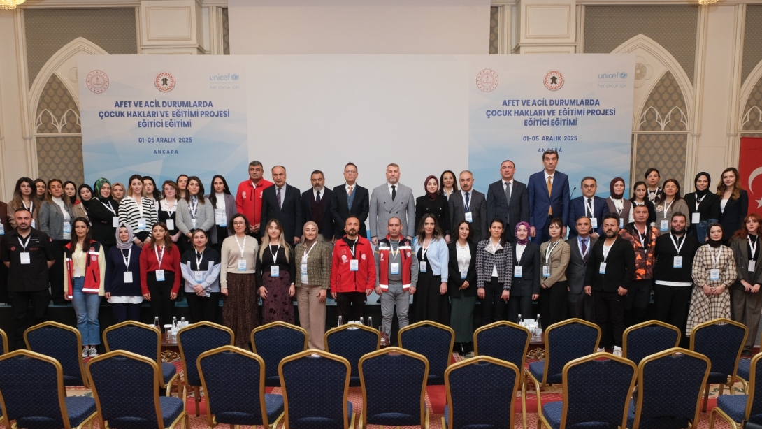 Afet ve Acil Durumlarda Çocuk Hakları ve Eğitimi Projesi Kapsamındaki İkinci Eğitici Eğitimi Programı Ankara'da Başladı
