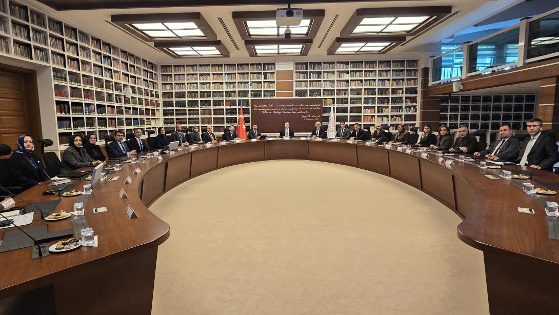 "Öğrencilerin Söz Varlığının Tespiti Geliştirilmesi ve İzlenmesi Projesi" Yönlendirme ve Yürütme Kurulu Toplantısı Yapıldı